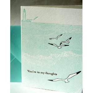   letterpress sympathy greeting card *NEW*