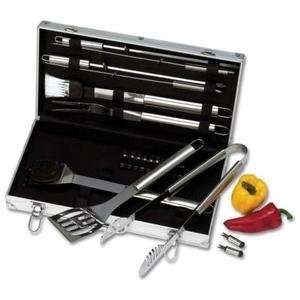 Chefmaster 22pc Stainless Steel BBQ Grilling Tool Set  
