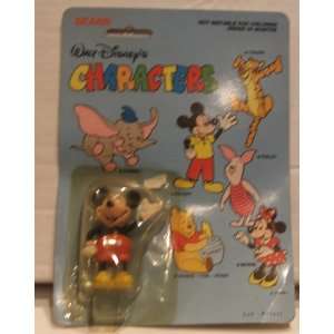 Vintage Disney  Exclusive Mickey Mouse Pvc Figure 