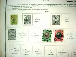 US/WW, CHINA, 1000+ Stamps in 1911 Scott International(1901 1908)..No 