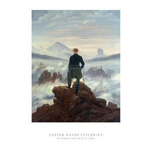  Wanderer Above the Sea of Clouds   Poster by Caspar David 
