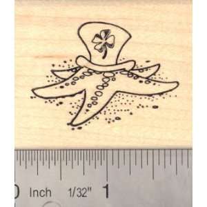  St. Patricks Day Starfish Rubber Stamp Arts, Crafts 