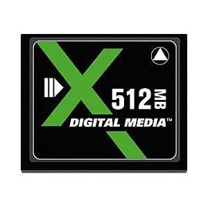 X Digital Media XHO0512CF 512MB 45x Speed CompactFlash 