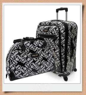 KATHY VAN ZEELAND Crown Pebble 2pc Carry On Luggage Set  