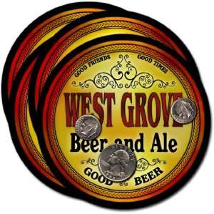  West Grove, PA Beer & Ale Coasters   4pk 