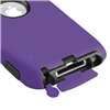 DELUXE PURPLE 3PIECE HARD CASE COVER SKIN FOR IPOD TOUCH 4 4G+PRIVACY 