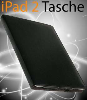iPad 2 Tasche Hülle Case Etui Ständer Cover Leder Look  