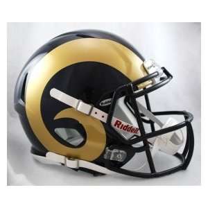   Rams Full Size Authentic Revolution Speed Helmet