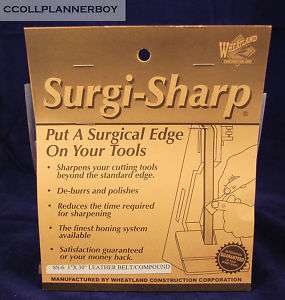 1X30 Surgi Sharp Leather Honing Belt Strop Sharpening  