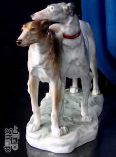 JAGDHUNDE Volkstedt KARL ENS Porzellan Figur Skulptur Hund 