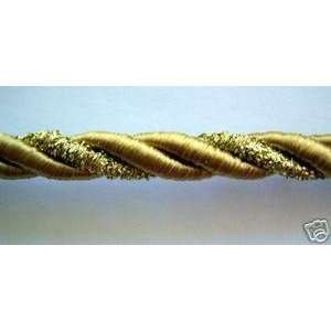  Antique Gold And Metallic Gold Cording .25 Inch Arts, Crafts & Sewing