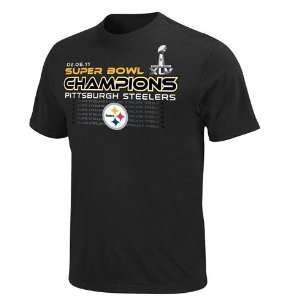 Pittsburgh Steelers Super Bowl XLV Champions Championship Way Schedule 
