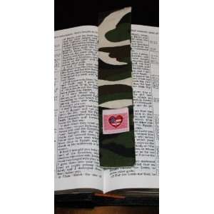 GREEN CAMO BOOKMARK BY CHRISTIAN CHICKS