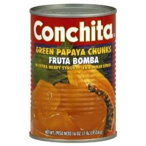  Conchita, Papaya Chunk Green, 16 OZ (Pack of 24) Health 