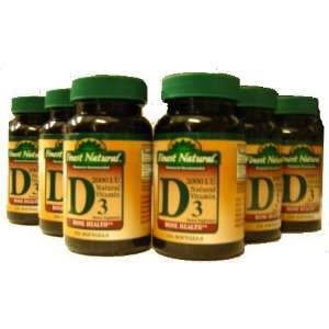  Vitamin D3 Soft Gel 6 Pk Finest Natural 2000 I U 150 Ct 