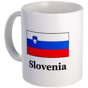 Slovenian Heritage Slovenia Flag Mug by   Kitchen 
