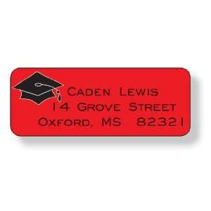    Inkwell Personalized Address Labels   Red Cap