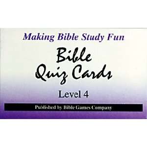  Bible Quiz Cards Level 4 Toys & Games