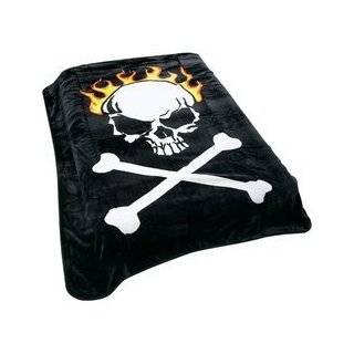   Skull and Bone Comforter (90x92 in Inch) Set Bed in a bag Queen Size