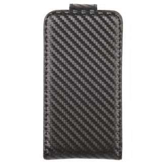 Samsung S5830 Galaxy Ace Carbon Leder Case Tasche Cover  