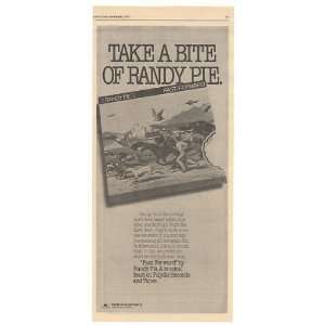  1977 Randy Pie Fast Forward Album Promo Print Ad (Music 