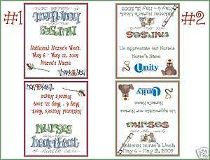 Nurses Week Party Bag Toppers Plus Bags Personalized  