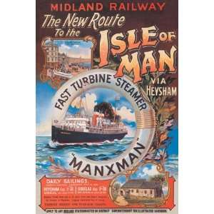 New Route to the Isle of Man via Heysham on the Fast Turbine Steamer 
