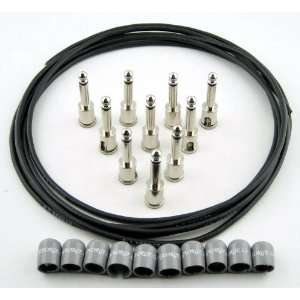  George Ls Black Cable Kit Grey caps Musical Instruments