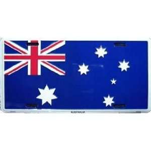  Australia Country Flag Embossed Metal License Plate Auto 