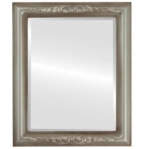 Florence Rectangle in Silver Shade Mirror and Frame 