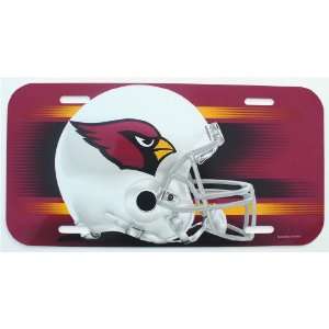   Cardinals 6 x 12 Styrene Plastic License Plate: Sports & Outdoors