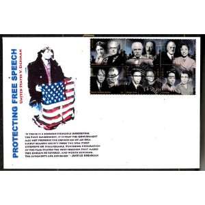  PostCachet Flag Burning First Day Cover (Civil Rights 