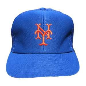 New York Mets Vintage MLB Adjustable Snapback Classic Trucker Mesh Hat 