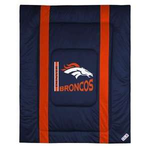  Denver Broncos Sideline Comforter   Twin Bed: Sports 