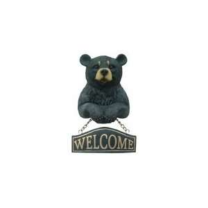  Bear Welcome Wall Art Plaque: Home & Kitchen