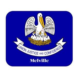  US State Flag   Melville, Louisiana (LA) Mouse Pad 