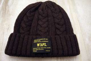 WTAPS Thick Knitted Wool Beanie   Quality Control Reject (see desc 