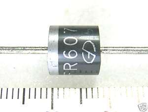 50 pcs Fast Recovery Diode FR607 6A 1000V  