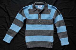 Simply great, always stylish Thom Browne cashmere polo sweater in a 