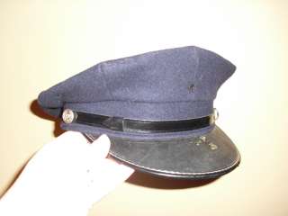   Cairnes & Brown fire department blue soft hat cap wool estate nice