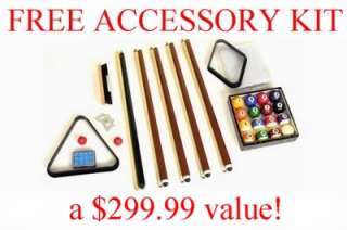 Accessory Kit Includes 4   2 piece 57 cue sticks, Bridge Stick w 