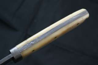 Custom damascus loveless hunting knife. Full tang blade. Top quality 
