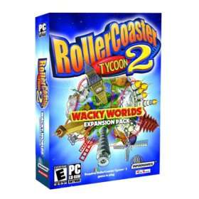 Roller Coaster Tycoon 2 WACKY WORLDS Expansion NEW BOX 0742725247093 