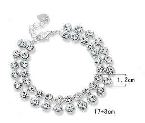 fashion Swarovski crystal bracelet options 2 colour U pick 2419  
