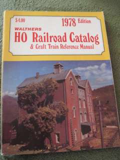 Walthers HO Railroad Catalog 1978 Edition Craft Trains  