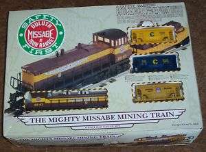 New K Line K 1601 Mighty Missabe Mining Train set  