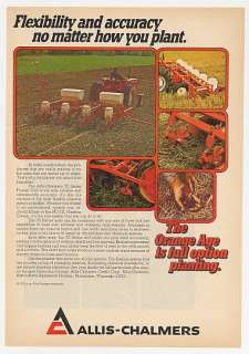 1974 Allis Chalmers 70 Series Planter Unit Photo Ad  