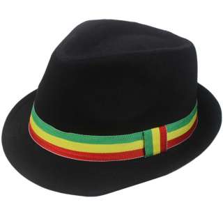 Rasta Fedora Hat Cap Tosh Reggae Dancehall Bingi Bongo Irie Marley S 
