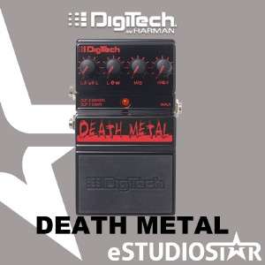 DigiTech HARDWIRE DDM Death Metal Distortion Guitar Pedal  