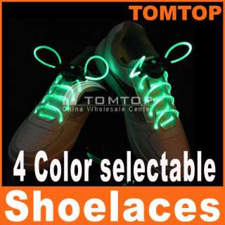 LED Light Up Shoe Shoelaces Flashing shoestring Glow  